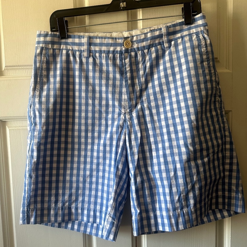 Vineyard Vines - Gingham Breaker Short - Size 32